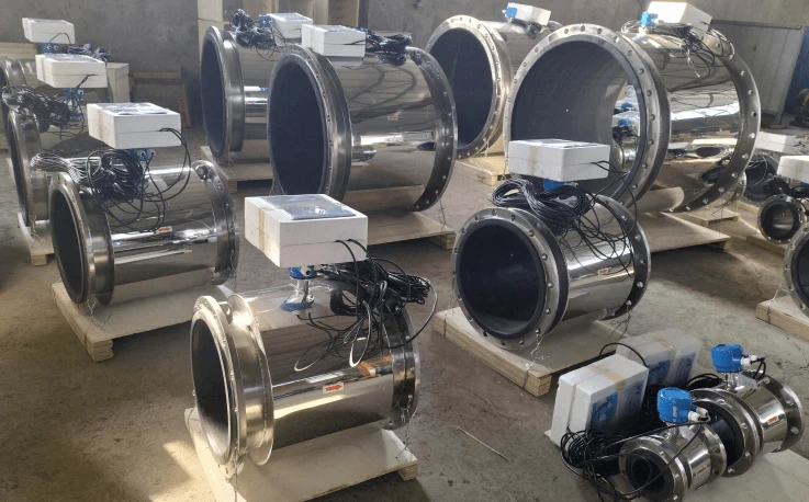 stainless steel magnetic flowmeter sensor